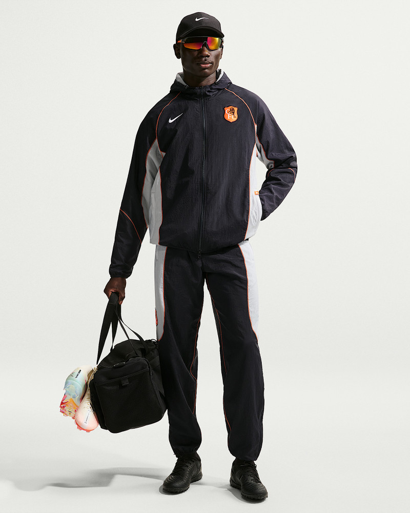 Chelsea FC Strike+ SE Men's Nike Soccer Repel Hooded Jacket 4