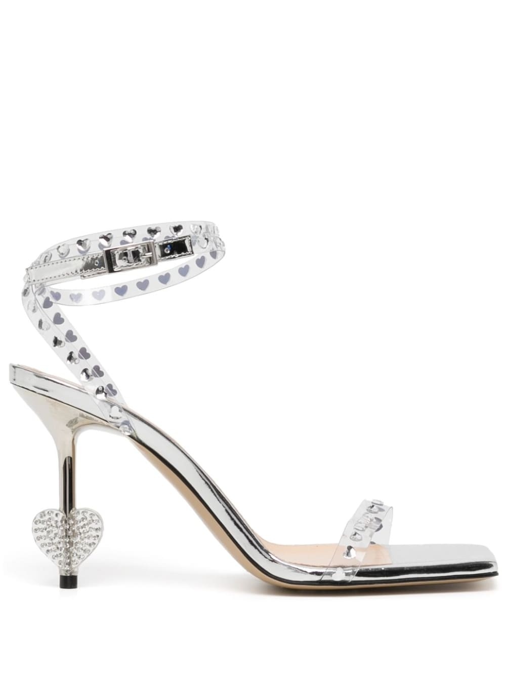 stud-embellished open-toe sandals - 1