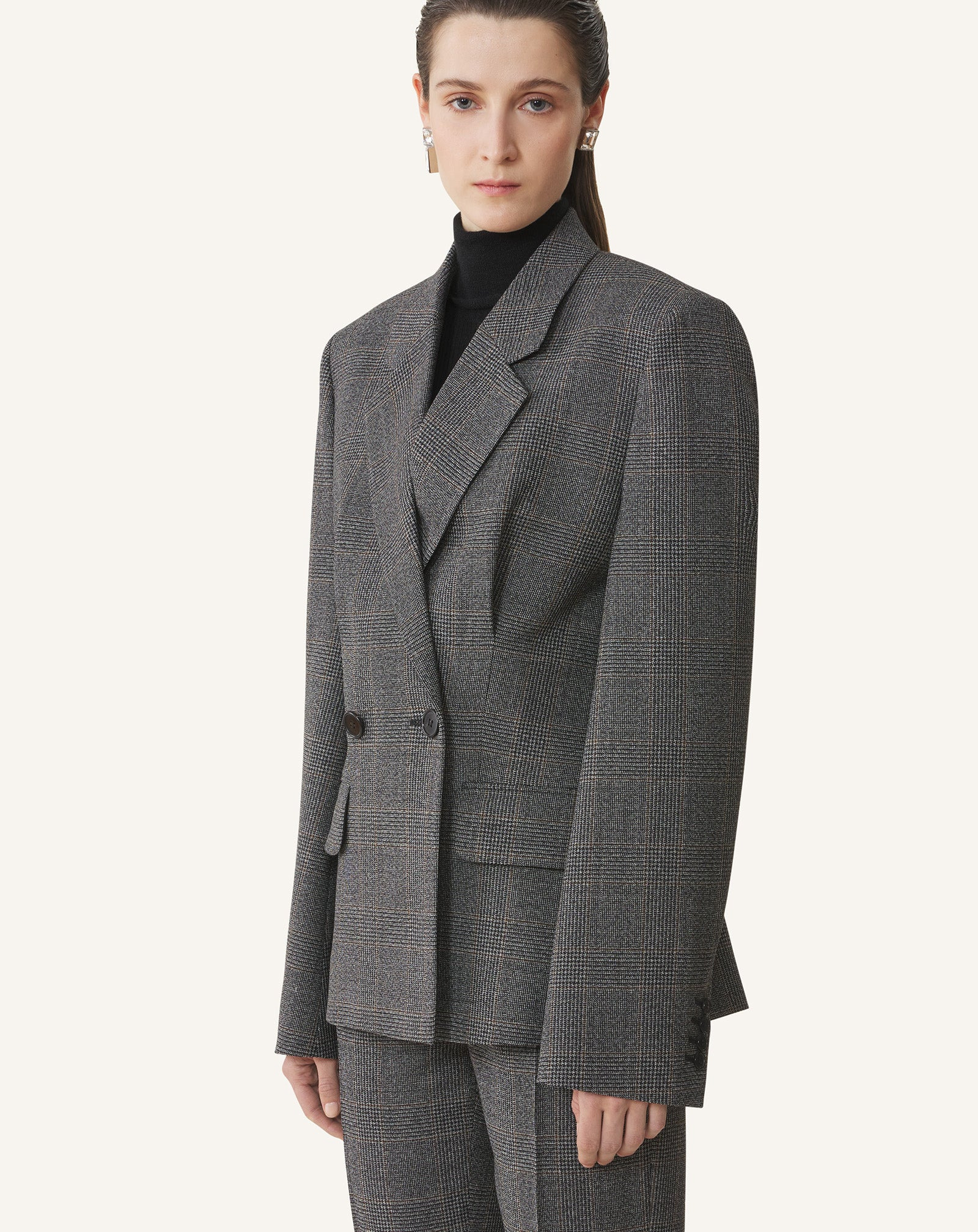DOUBLE-BREASTED TAILORED JACKET - 3