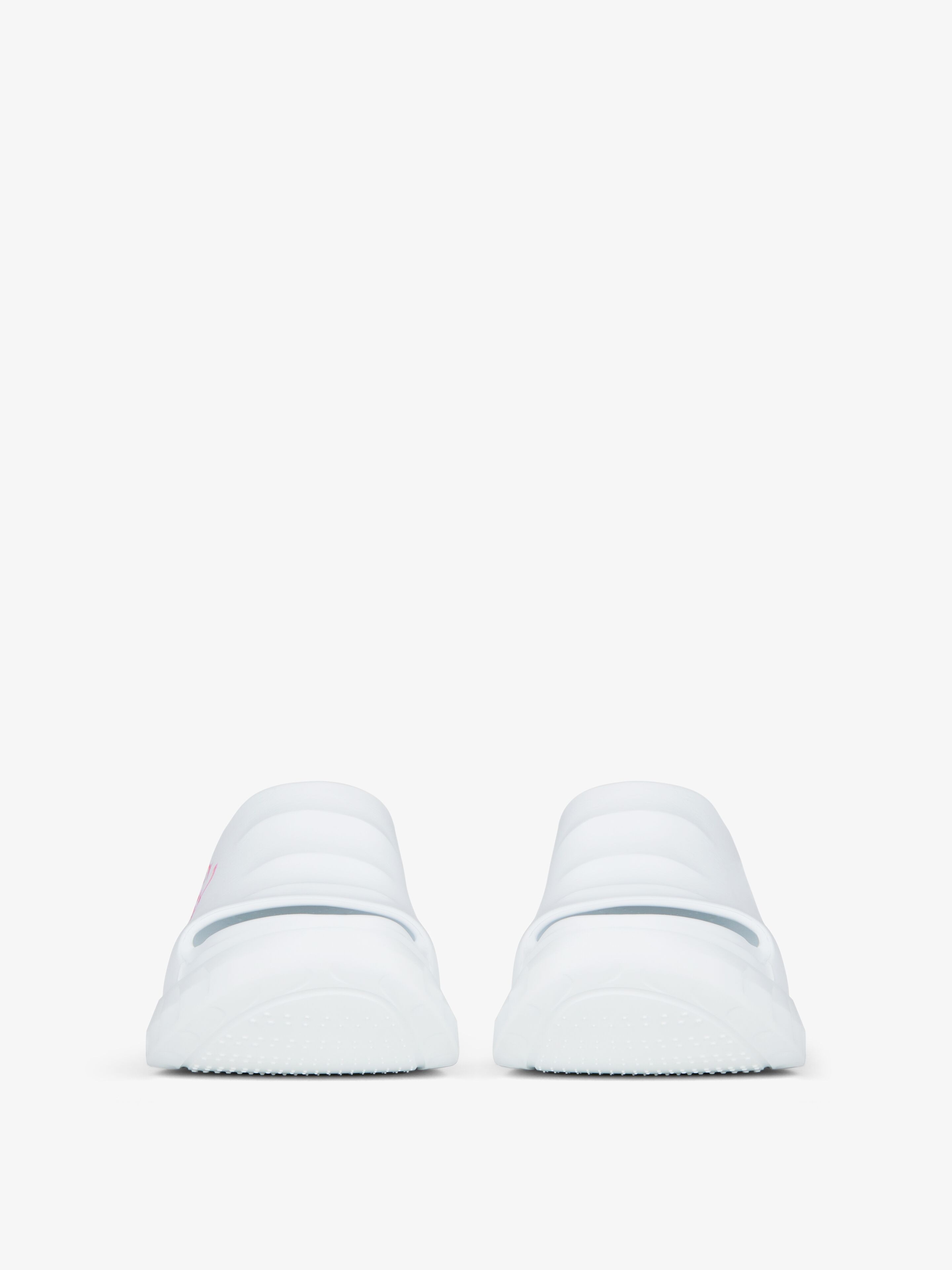 MARSHMALLOW WEDGE SANDALS IN RUBBER WITH GIVENCHY LOVE PRINT - 2