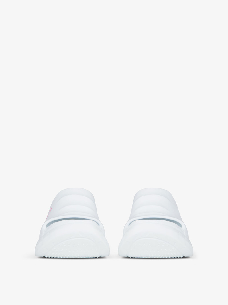MARSHMALLOW WEDGE SANDALS IN RUBBER WITH GIVENCHY LOVE PRINT 2
