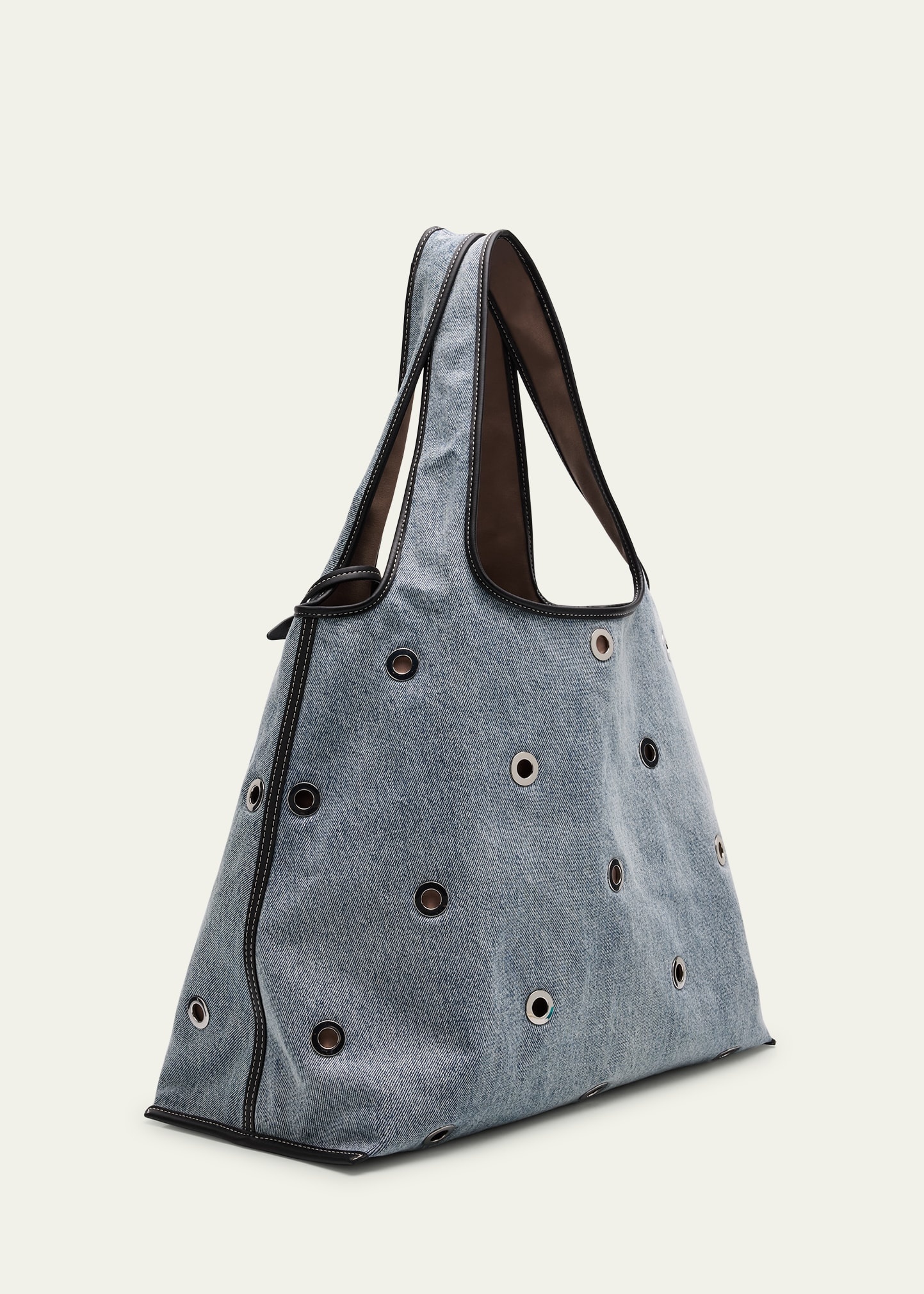 Cotton Denim Market Tote Bag - 3