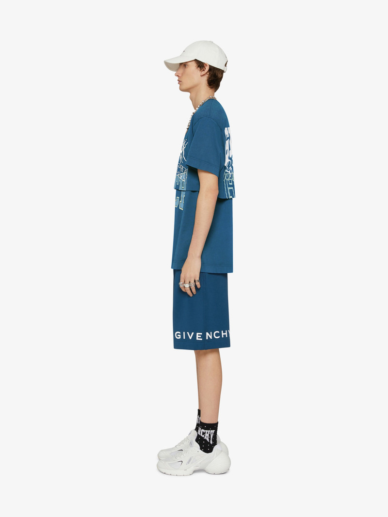 DOUBLE LAYERED T-SHIRT IN JERSEY WITH GIVENCHY LOGO 3