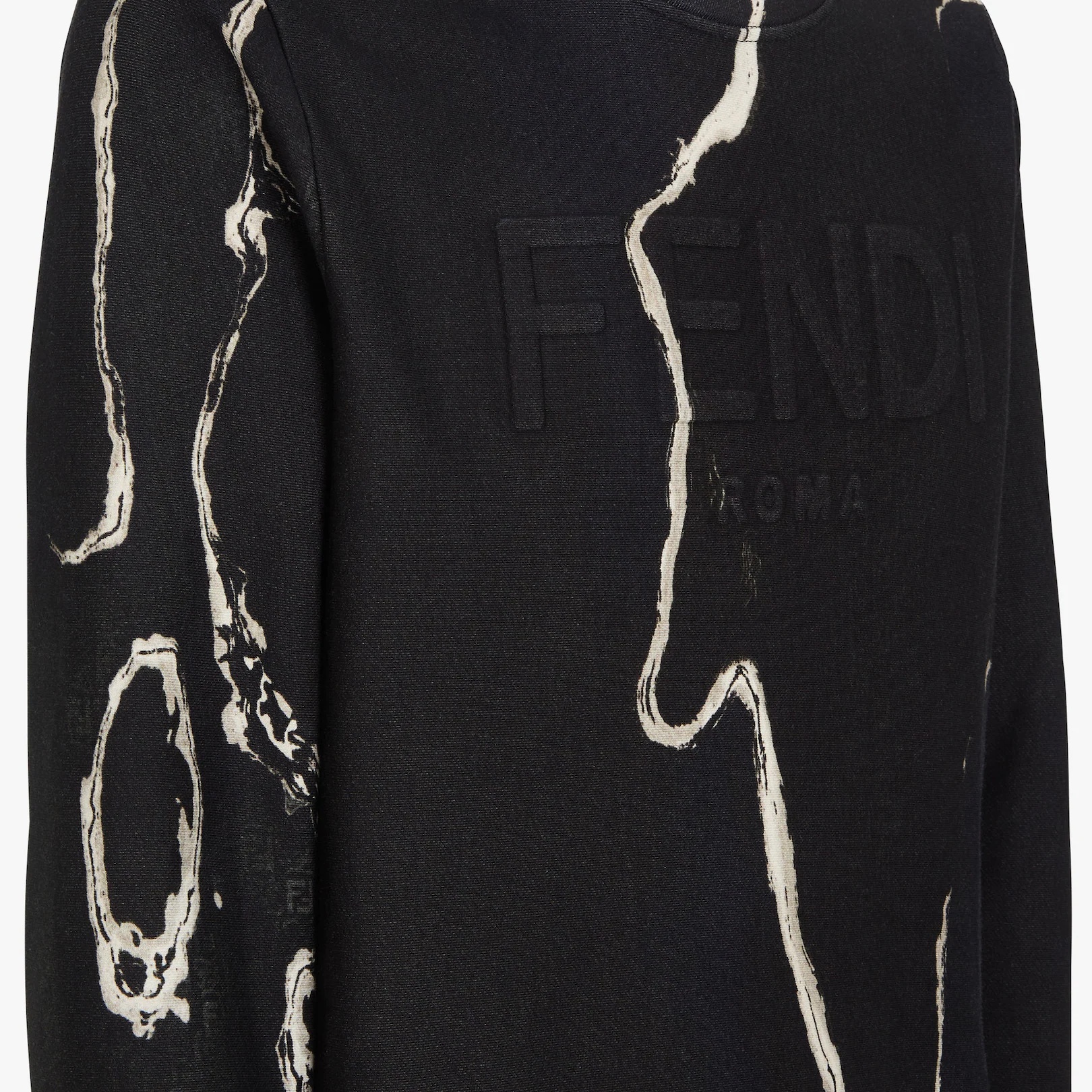 Black jersey sweatshirt - 3