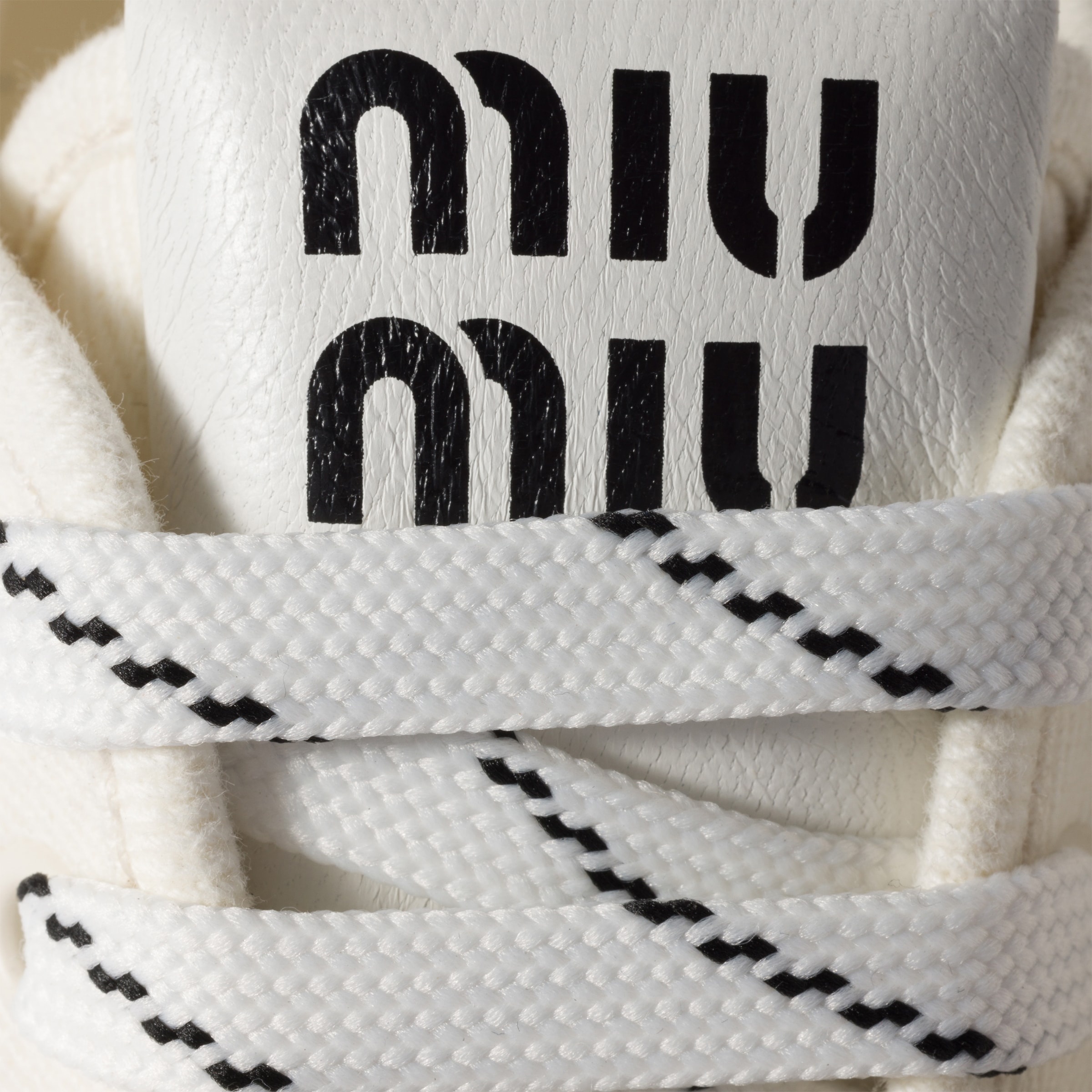 Denim sneakers with logo - 4