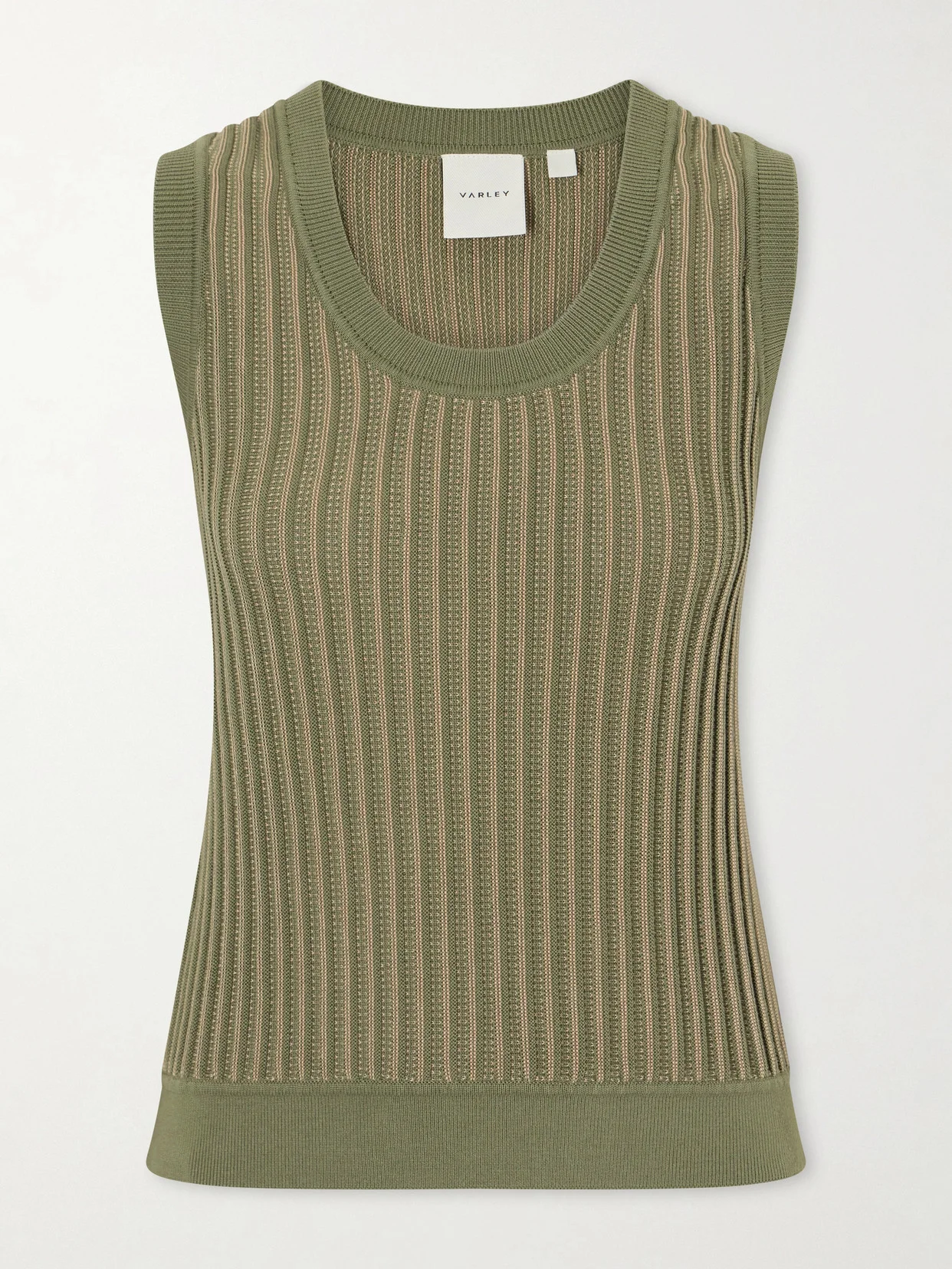Aldcroft Ribbed-knit Cotton Tank Top - 1