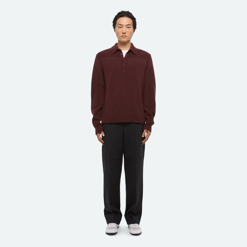 BLOCK POLO SWEATER 3