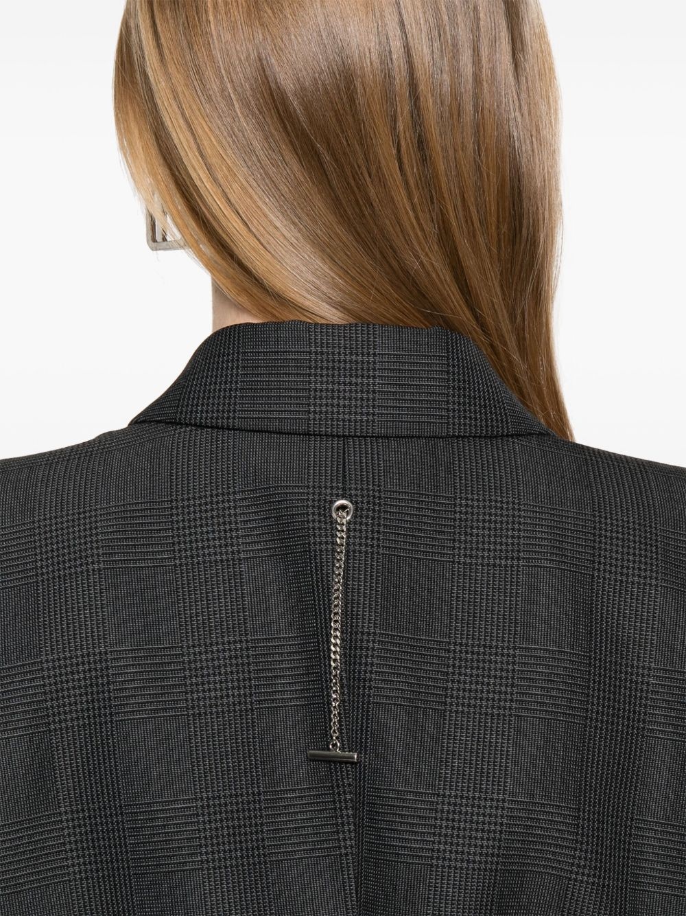 Prince of Wales double-breasted blazer - 5