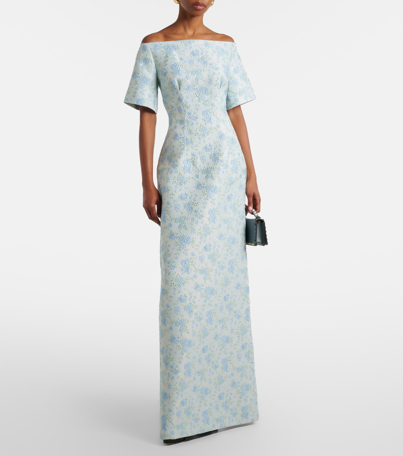 markarian Gilda floral brocade gown outlook
