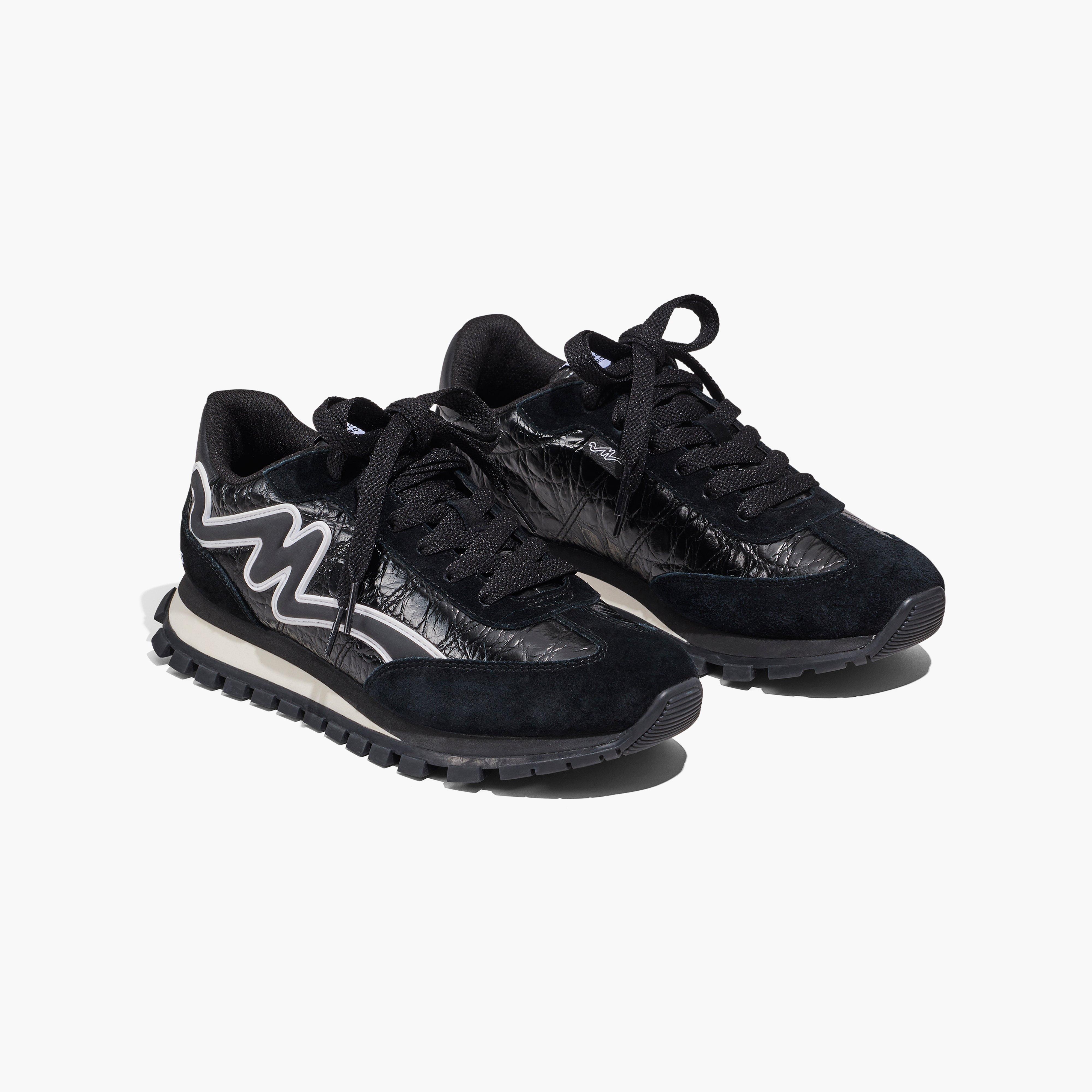 THE CROC-EMBOSSED JOGGER - 1