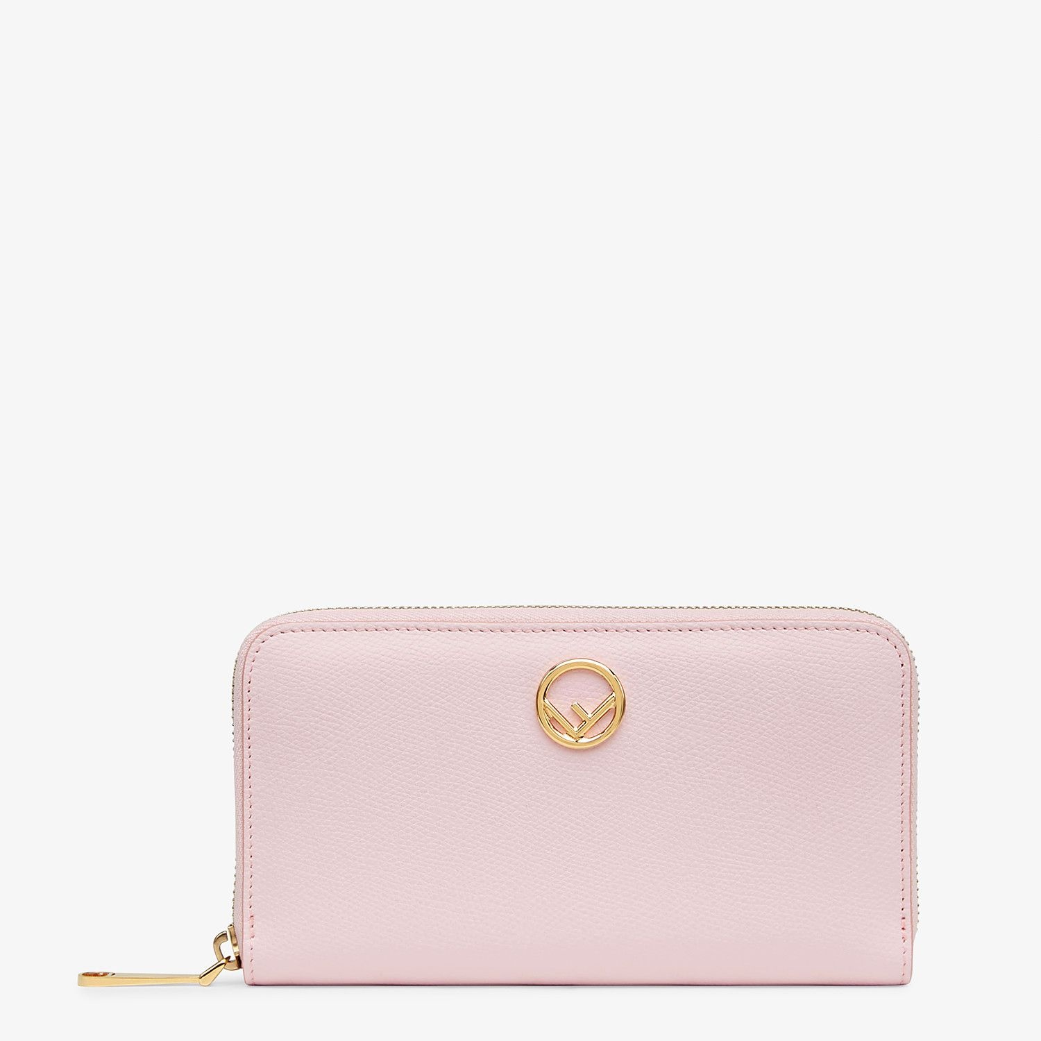 Pink leather wallet - 1