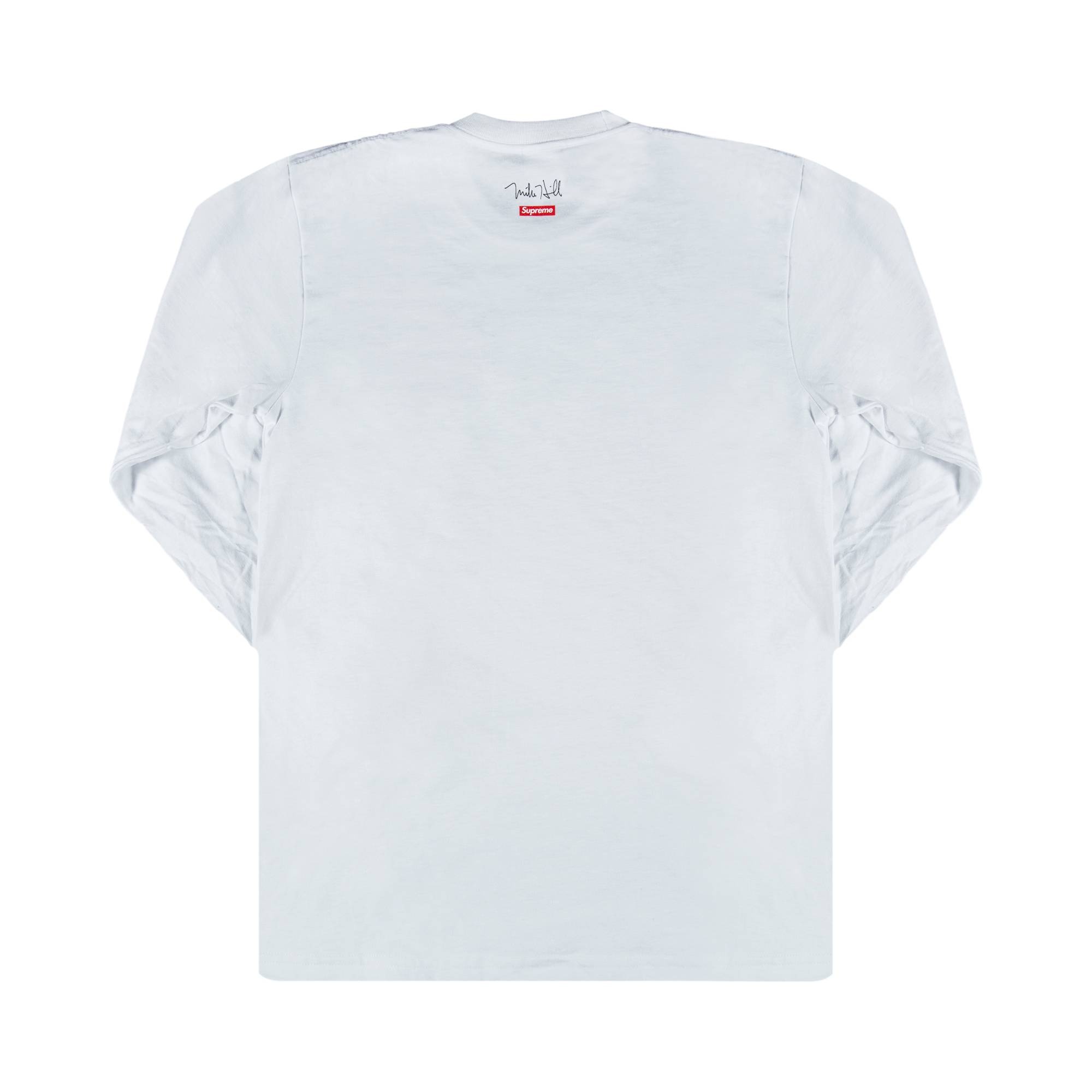 Supreme Mike Hill Snaketrap Long-Sleeve T-Shirt 'White' - 2