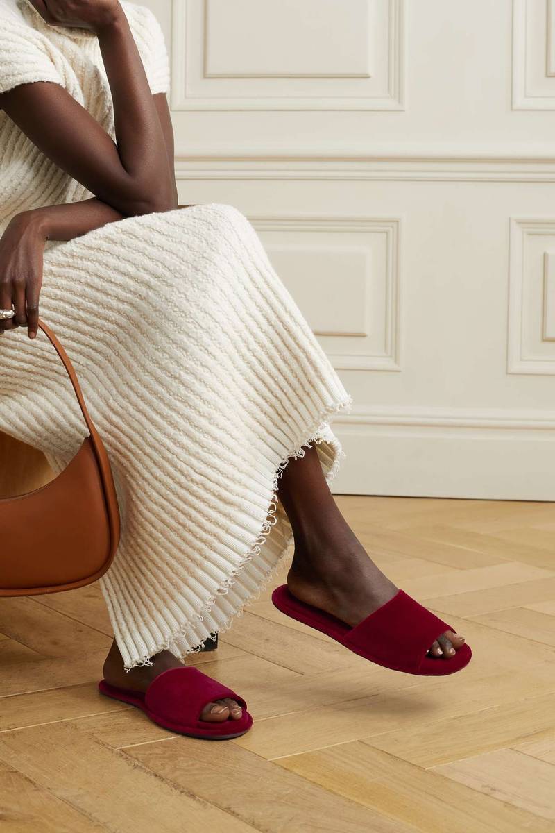 The Row Canal satin slides outlook