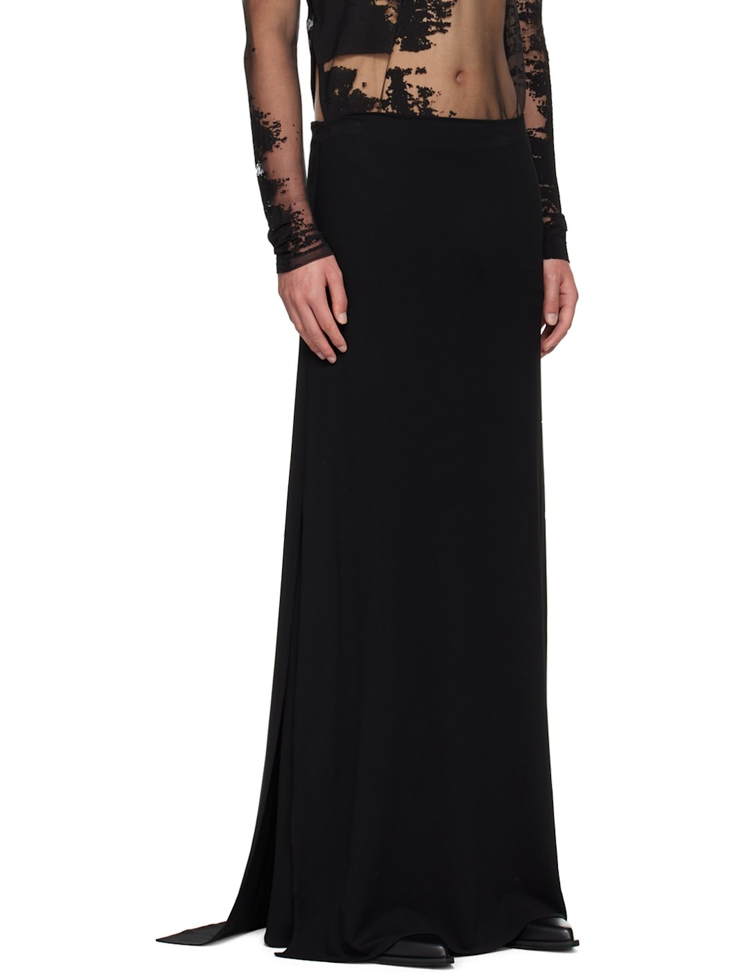 Black Rex Maxi Skirt - 2