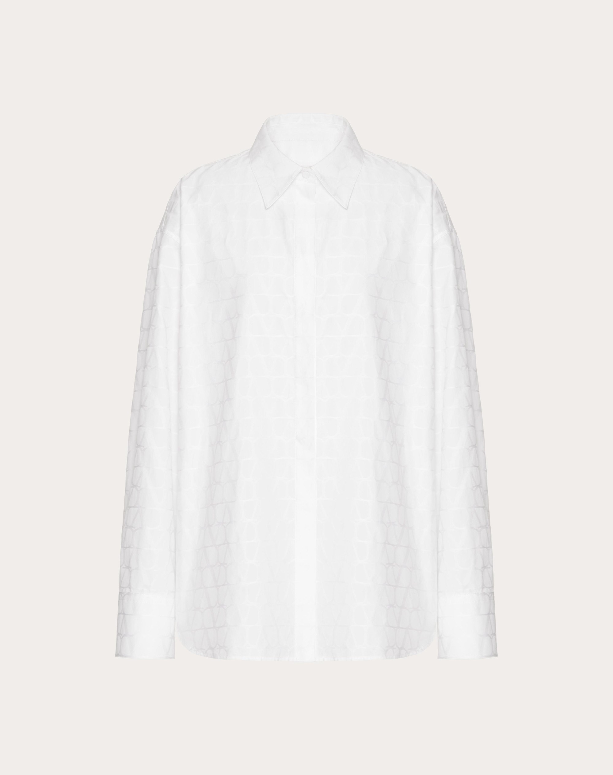 TOILE ICONOGRAPHE COTTON POPELINE JACQUARD BLOUSE - 1