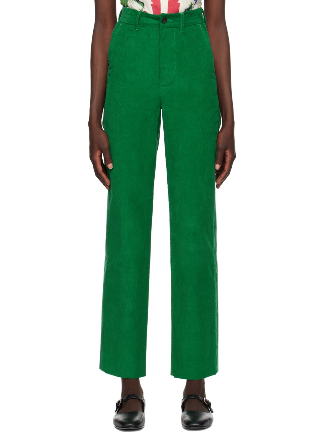 Green Standard Trousers - 1