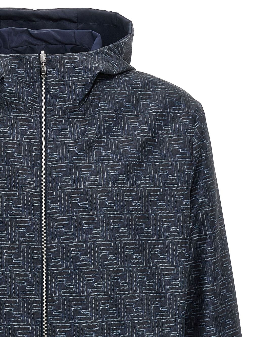 patterned hooded jacket - 4