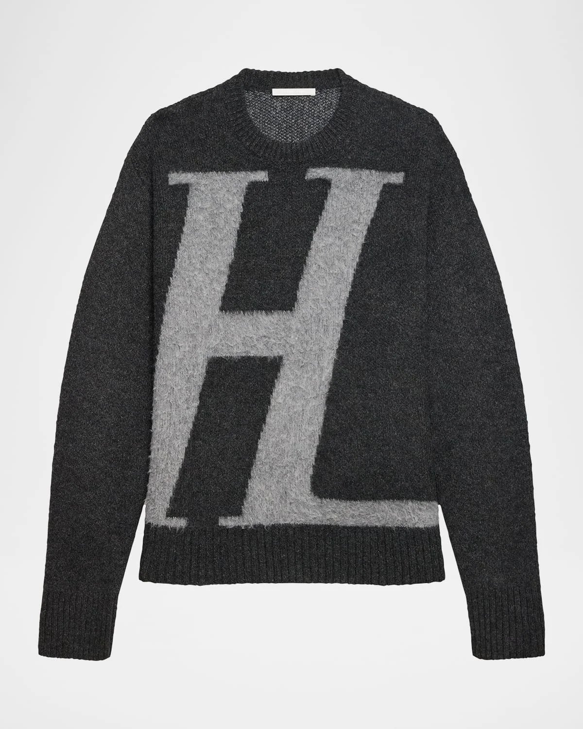 Men's Maxi-Monogram Jacquard Brushed Crewneck Sweater - 1