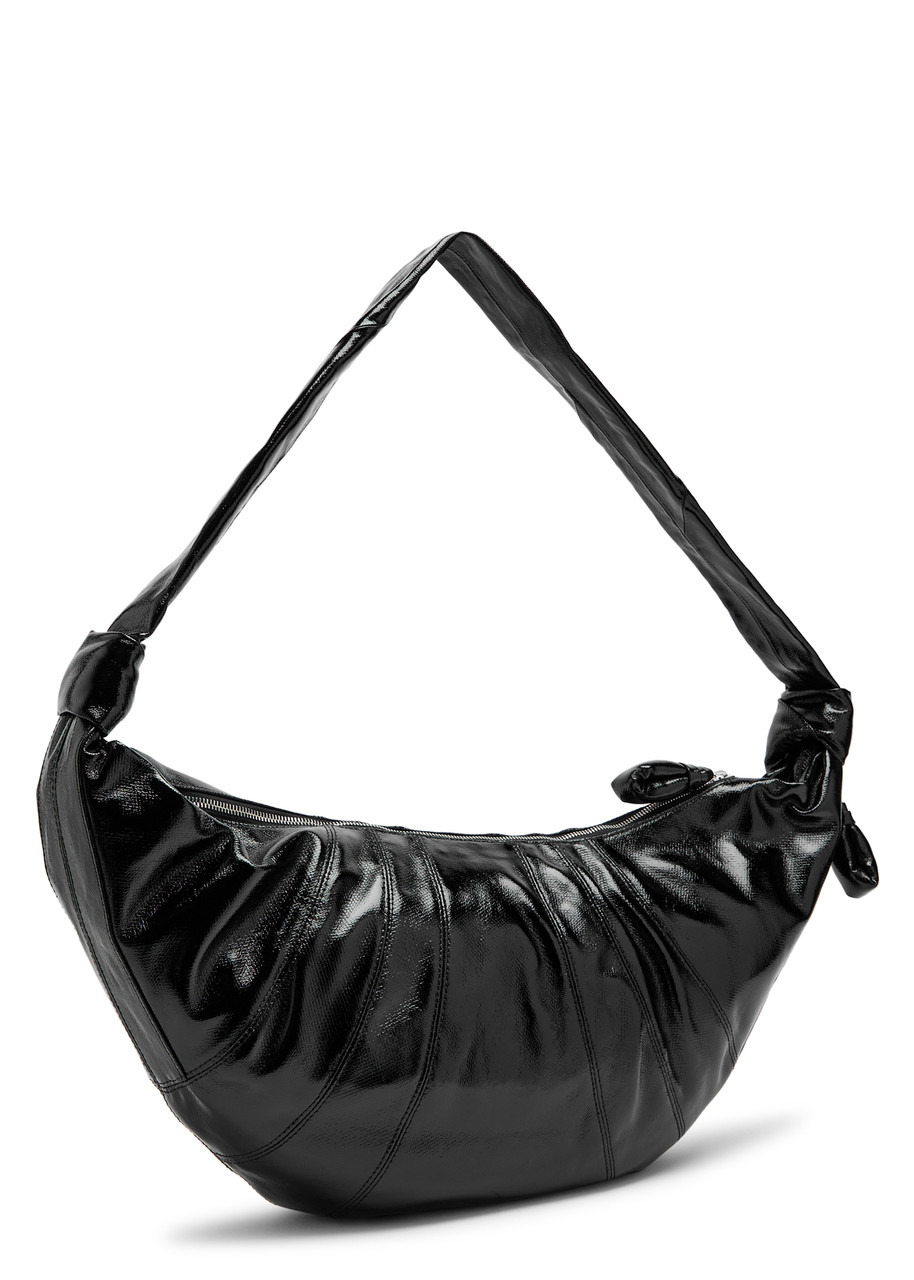 Lemaire Large Croissant Faux Patent Leather Shoulder bag - 2