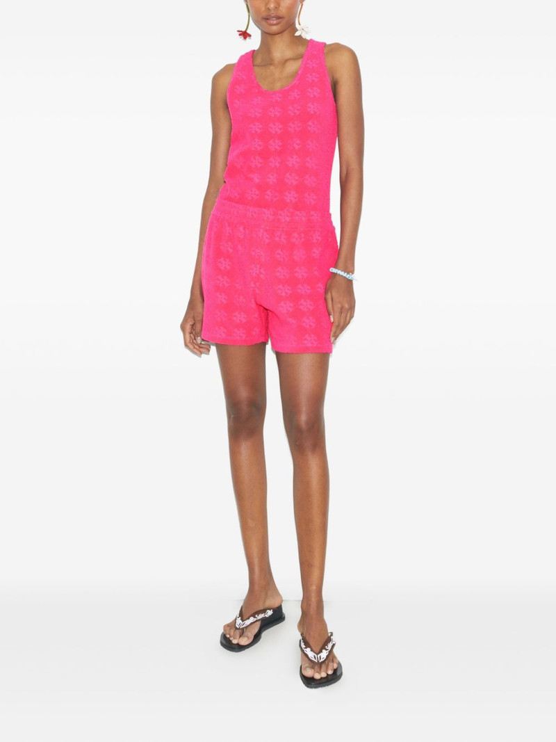 TORY BURCH sleeveless textured tank top outlook