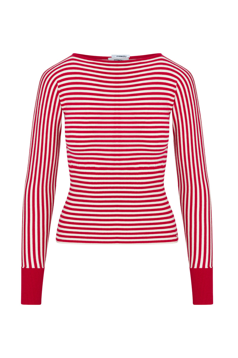 miaou ODESSA TOP - CANDY STRIPE outlook