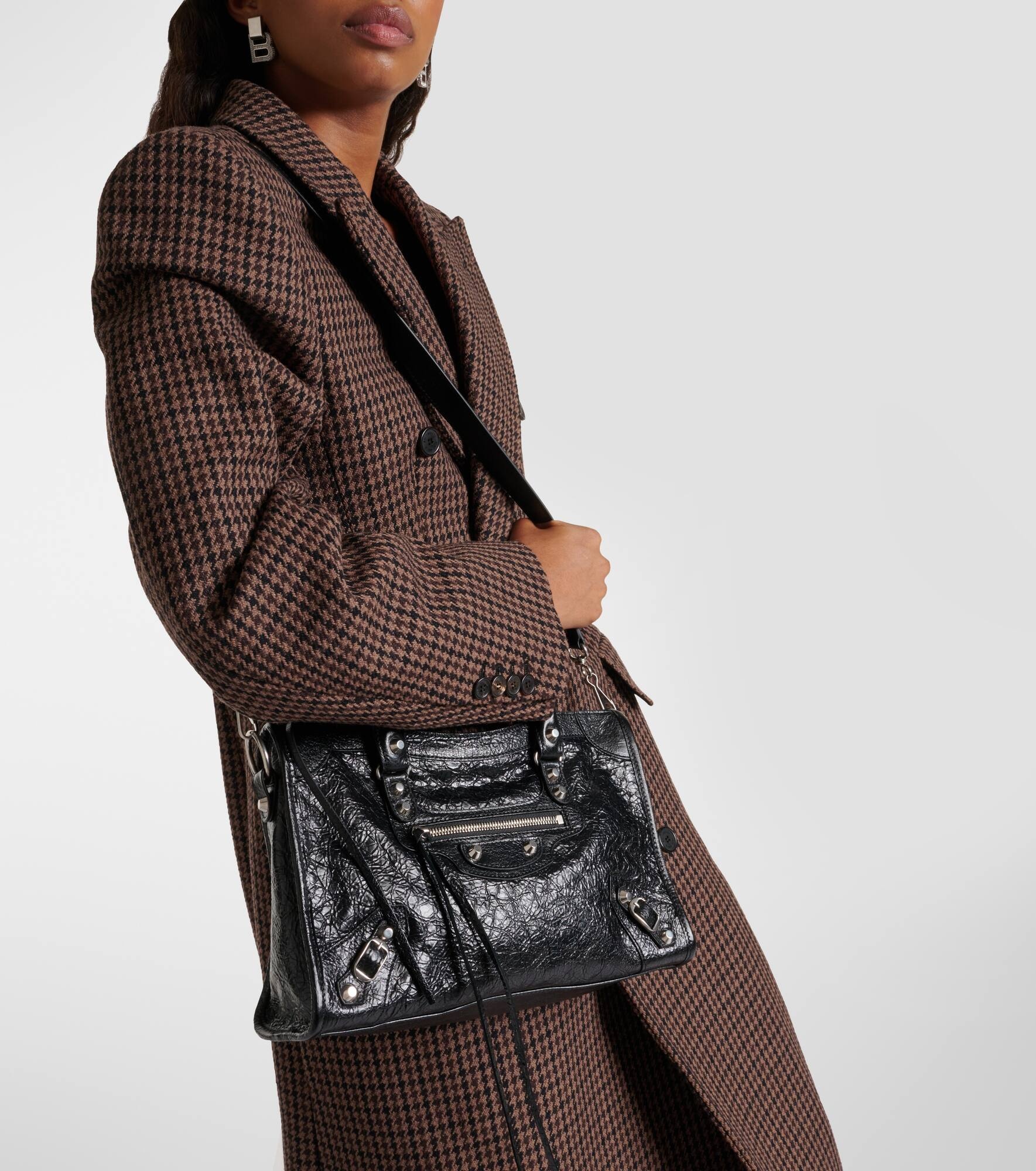 Balenciaga classic city small leather shoulder bag 2025