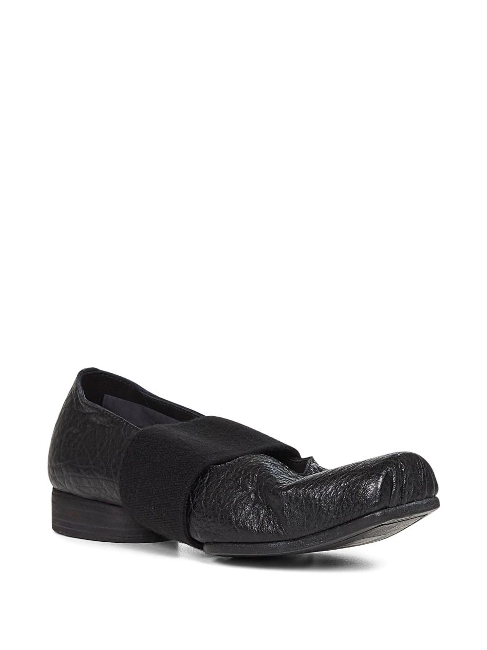elasticated-band leather pumps - 2