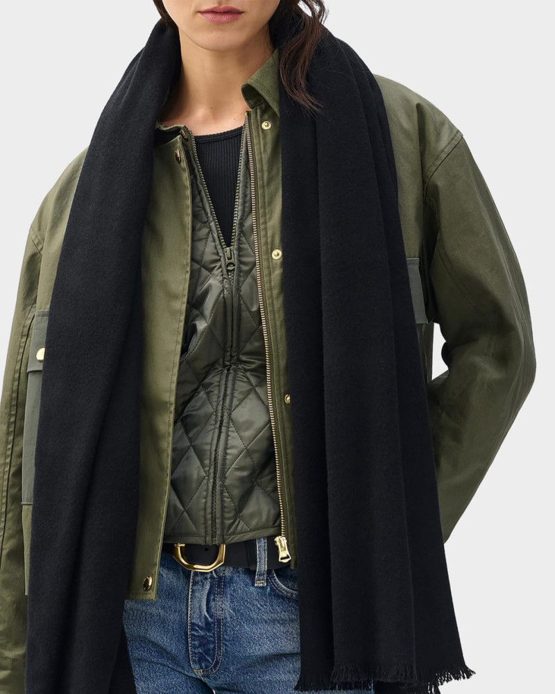 rag & bone Joni Wool Eyelash Trim Scarf outlook