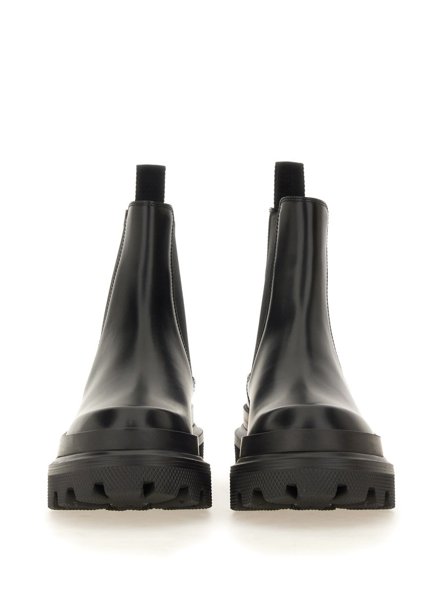 Brushed Leather Boot - 4
