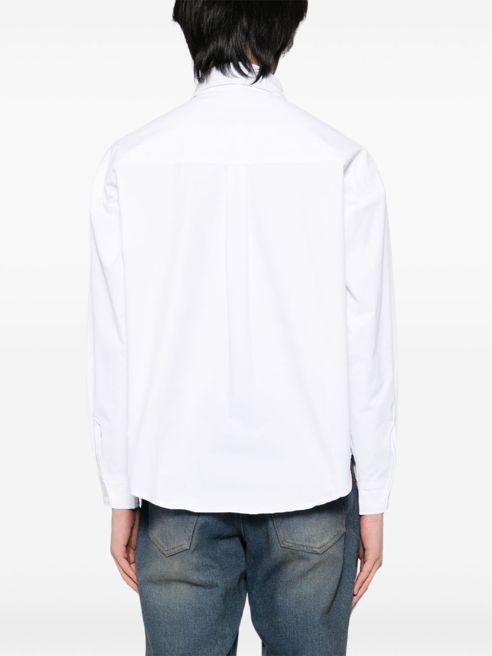 floral-embroidered shirt - 4