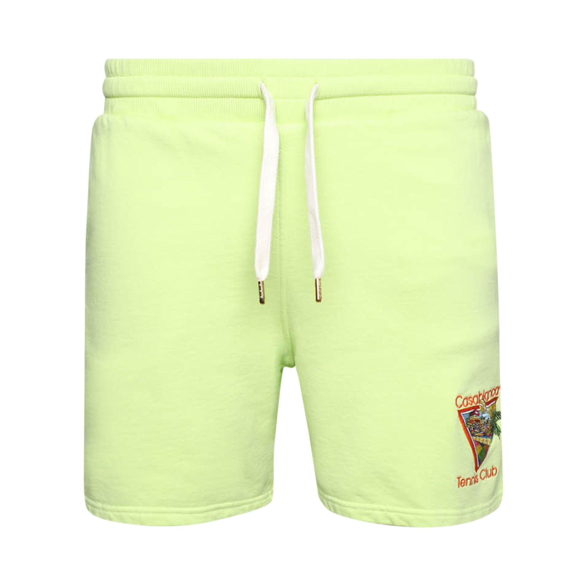 Casablanca Embroidered Sweatshort 'Pale Green' - 1