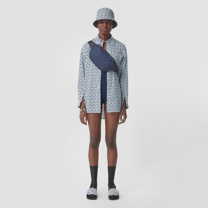 Monogram Print Nylon Sonny Bum Bag 7