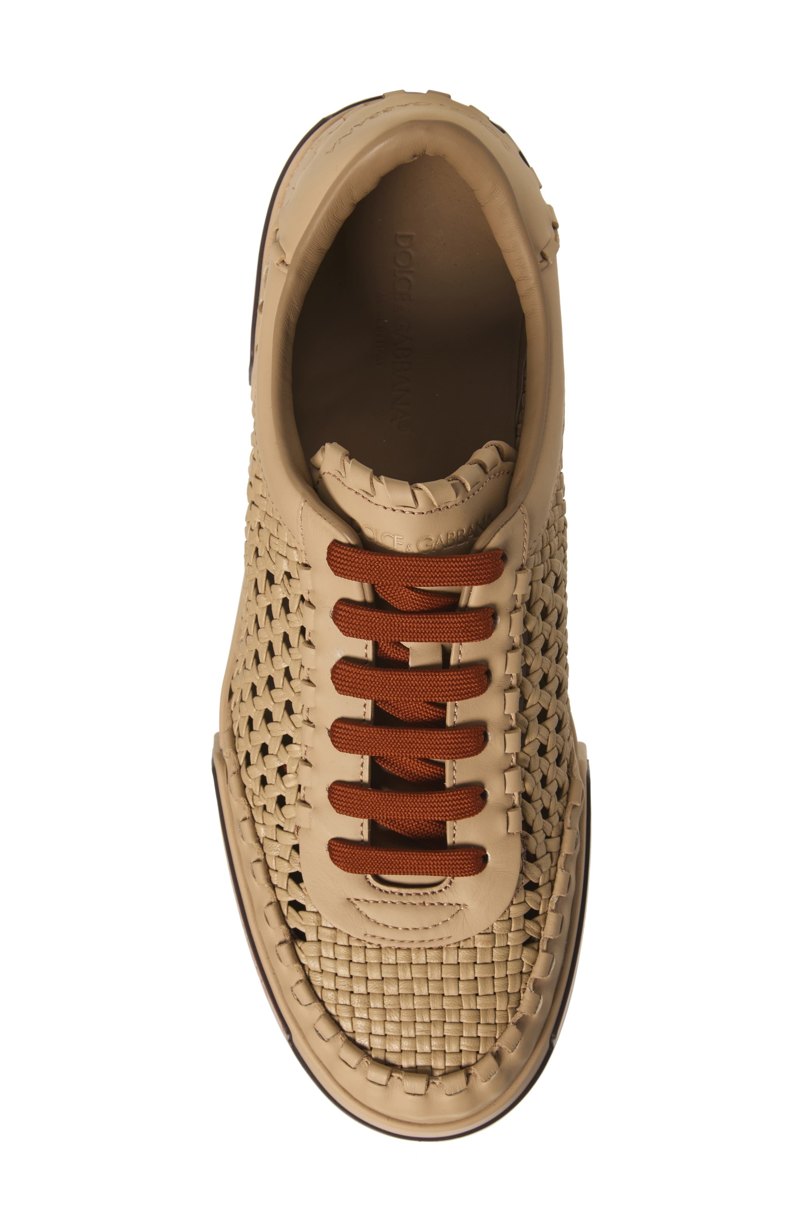 Dolce&Gabbana Portofino Yacht Sneaker in 8V750 Sabbia/Sabbia/Cuoio at Nordstrom - 5