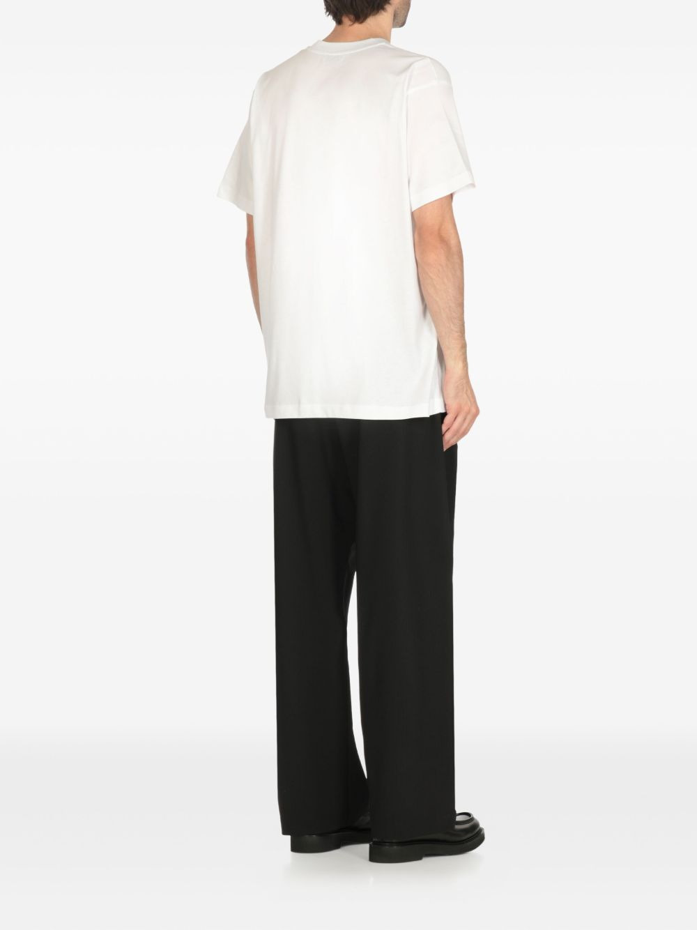 logo-print cotton T-shirt - 4