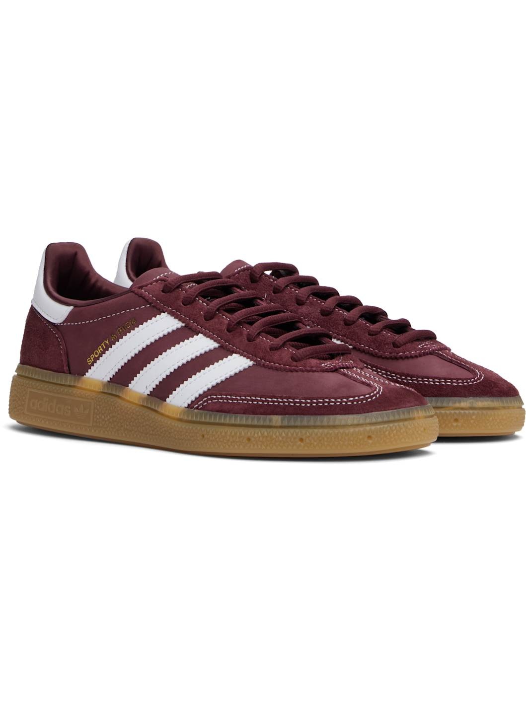 Burgundy adidas Originals Edition Handball Spezial Sneakers - 4