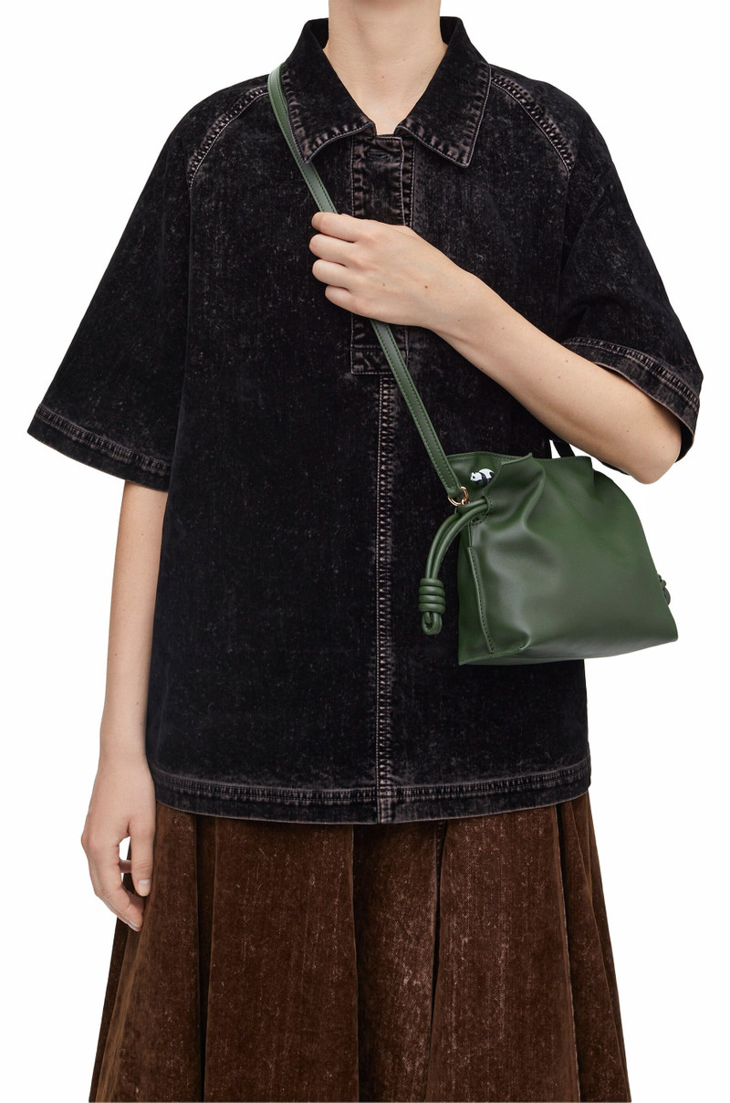 Panda mini Flamenco clutch in nappa calfskin 4