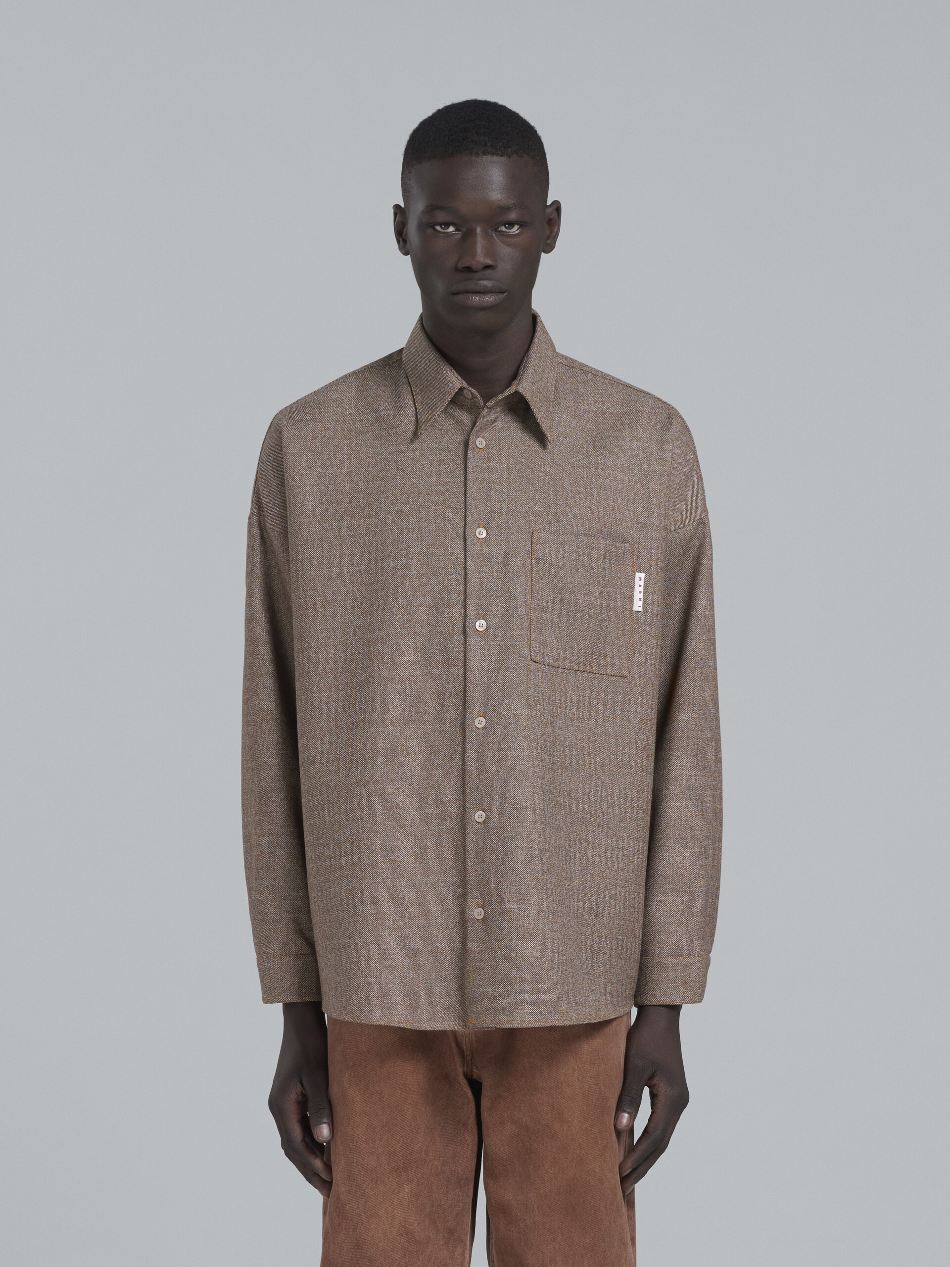 LIGHT BROWN SHIRT - 2