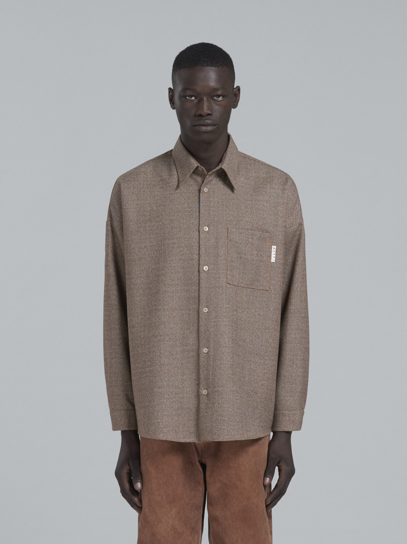 Marni LIGHT BROWN SHIRT outlook