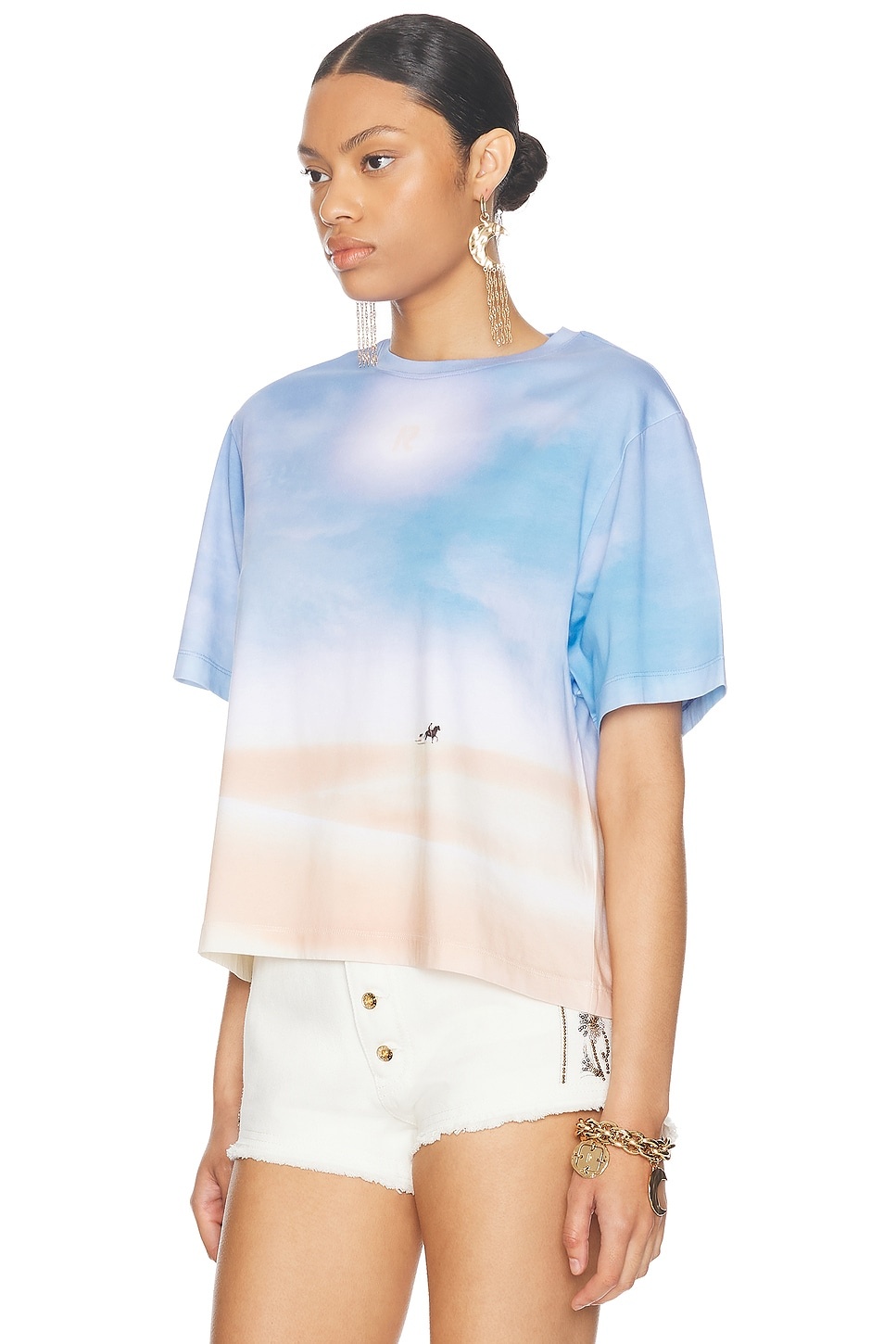 Desert Print Boyfriend T-shirt - 3