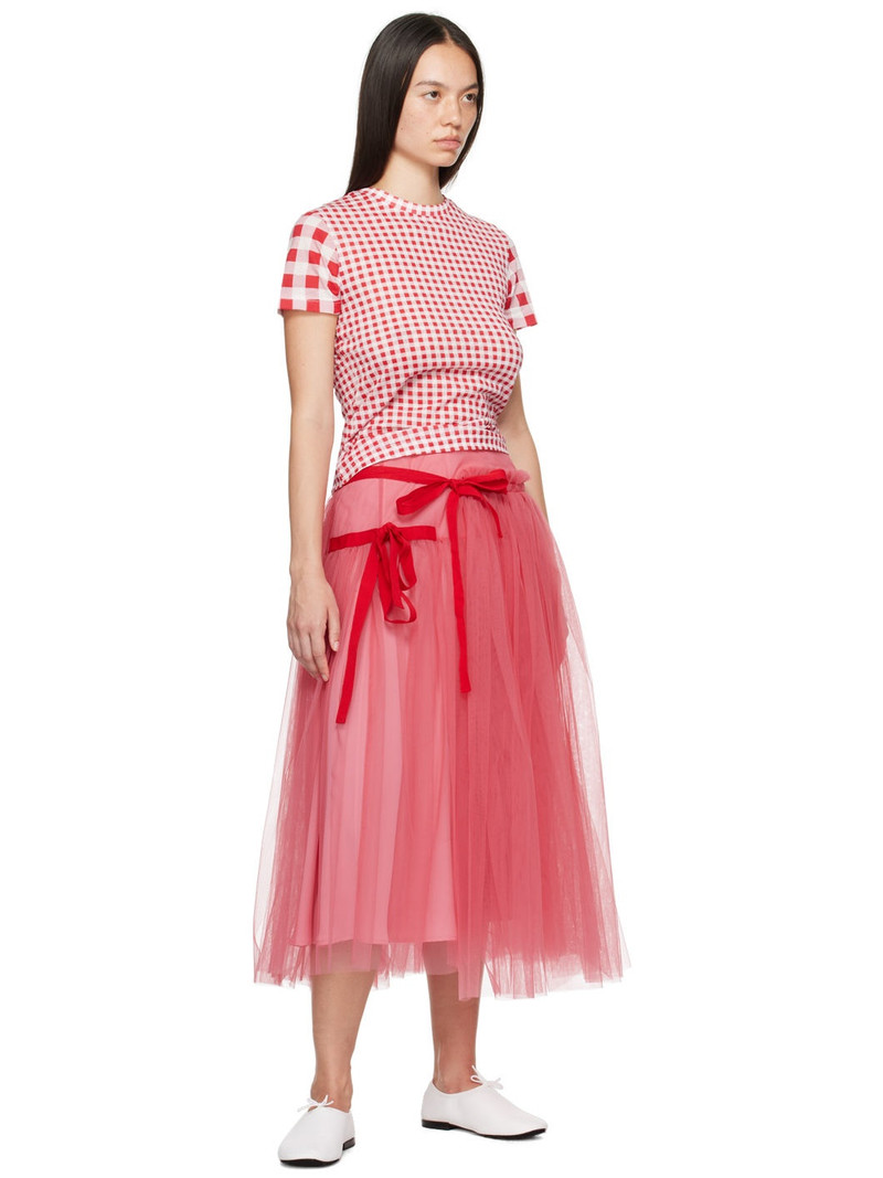 Molly Goddard Red Jessie T-Shirt outlook