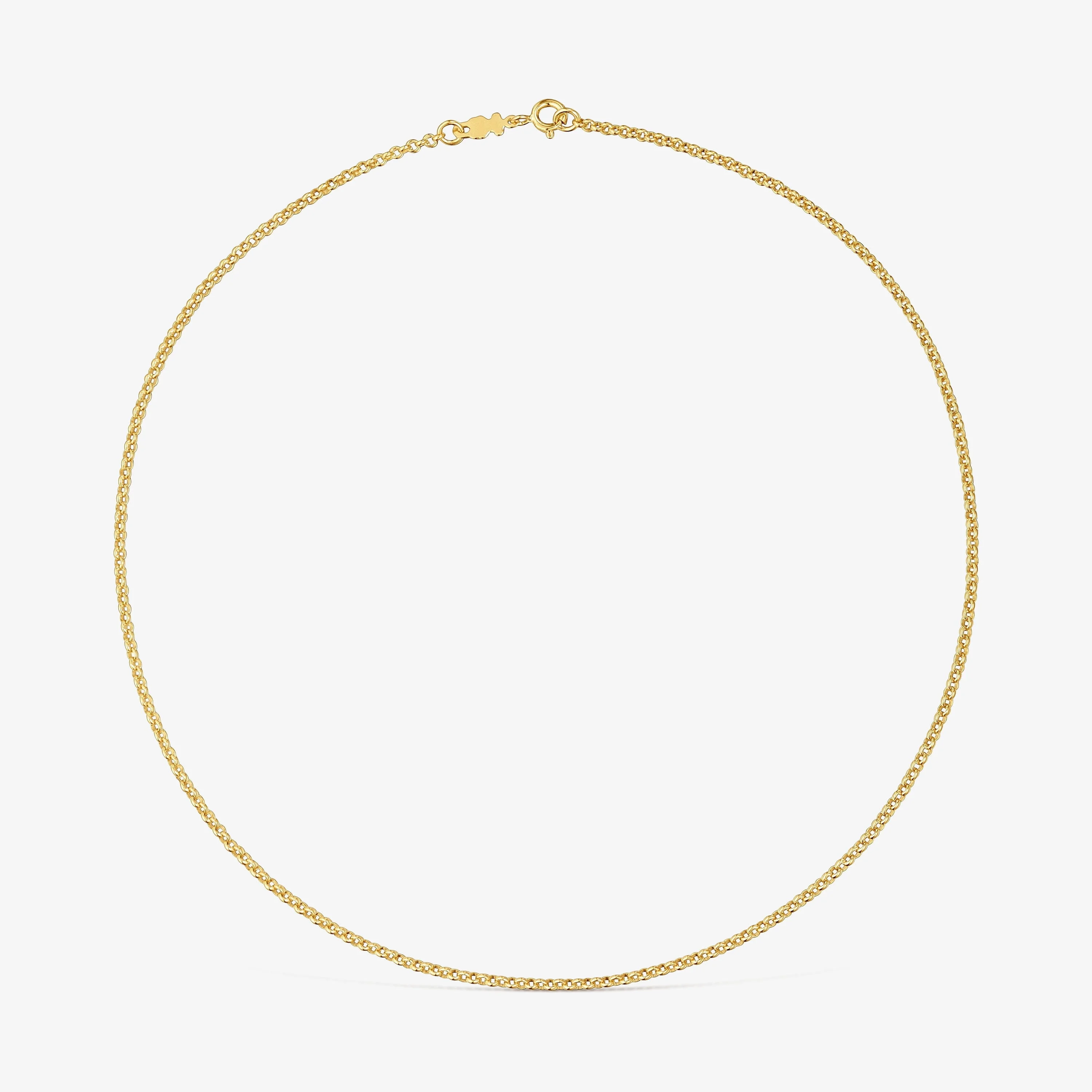 Choker with 18K gold vermeil and rings measuring 45 cm TOUS Chain - 1