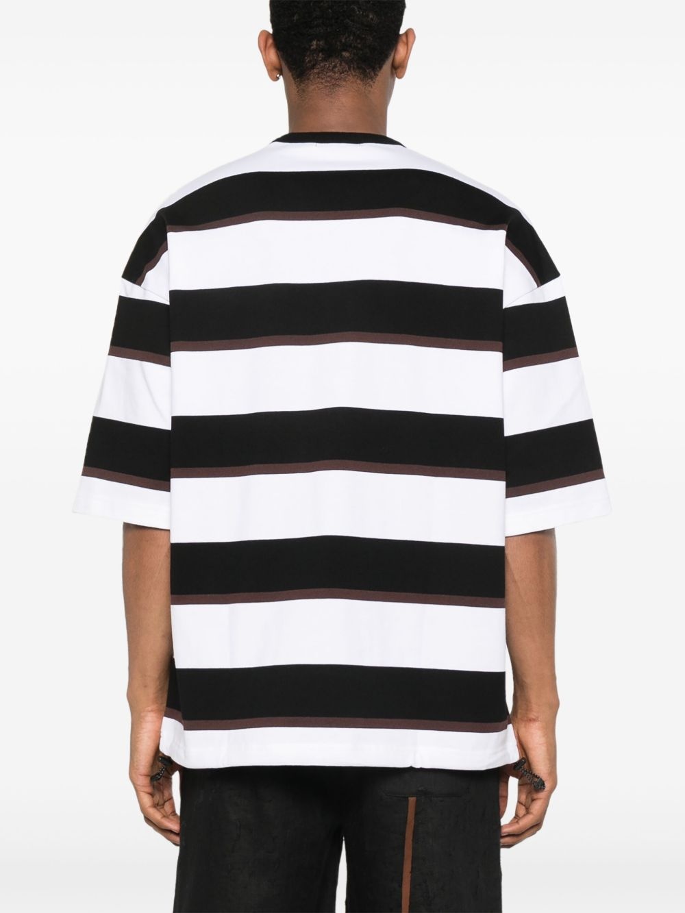 striped T-shirt - 3