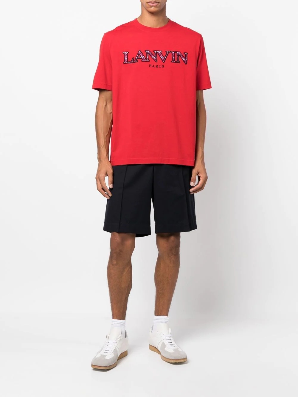 logo-embroidered T-shirt - 2