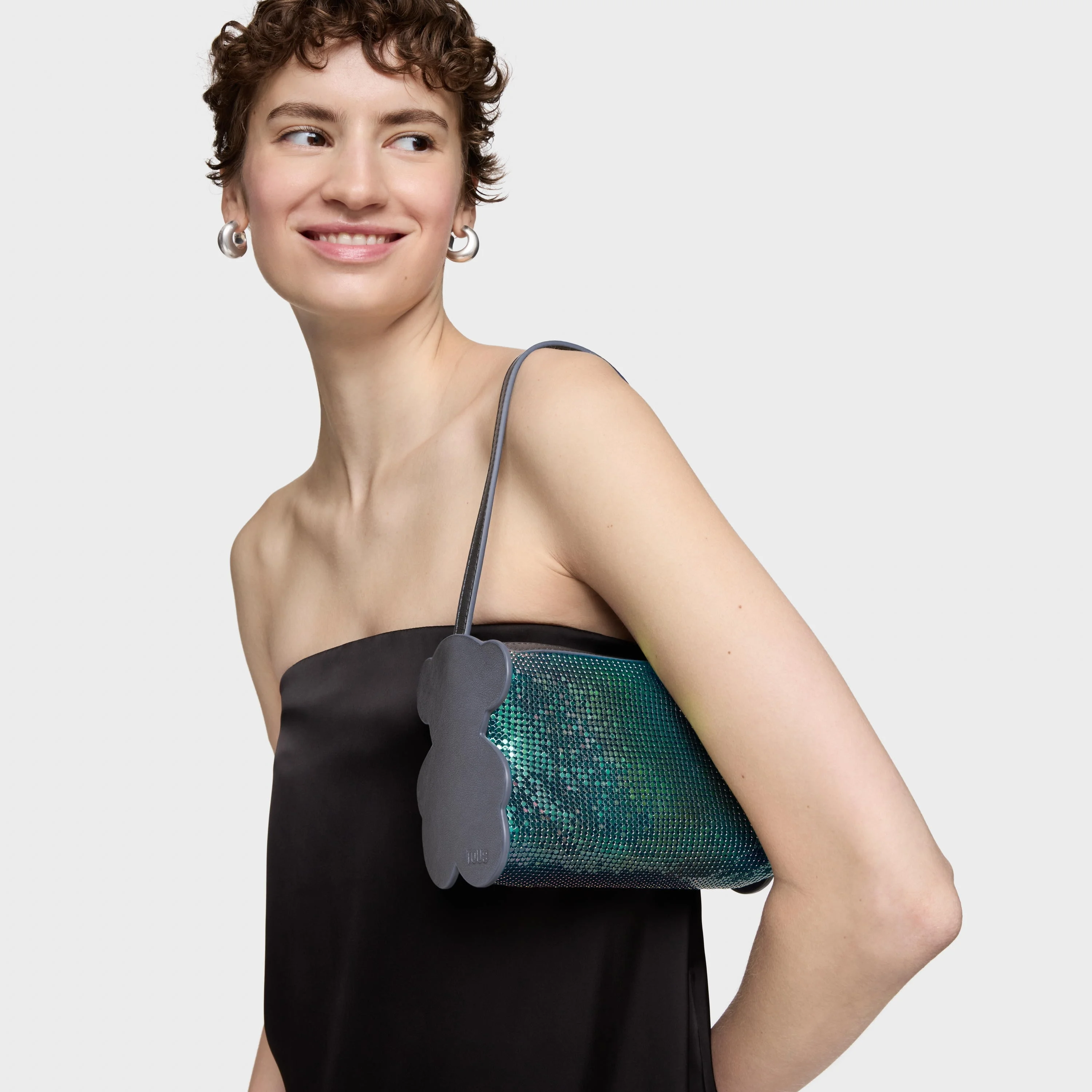 Dark blue Shoulder bag TOUS Salsi - 1