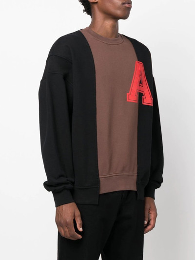 Ambush letter-print long-sleeve sweatshirt outlook