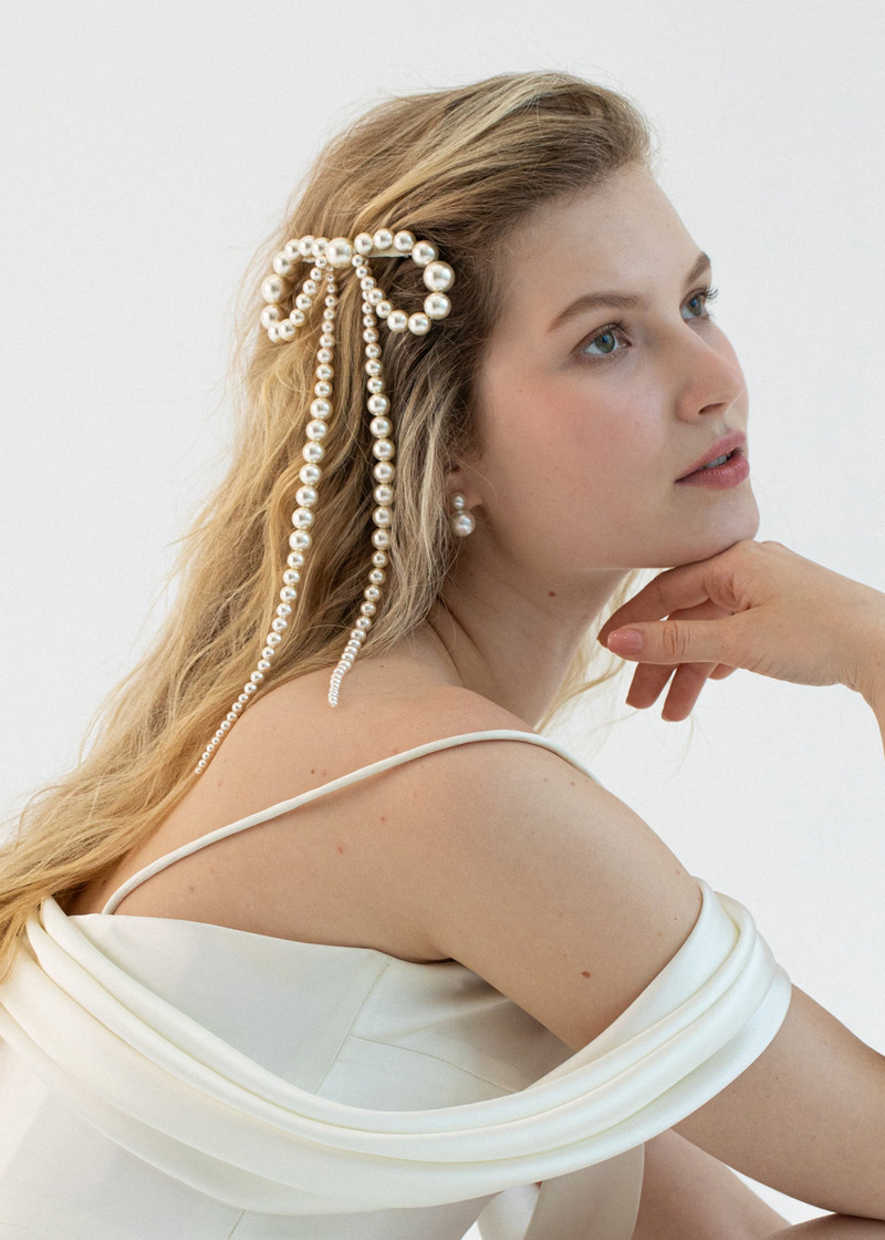 Jennifer Behr Presley Bow Barrette outlook