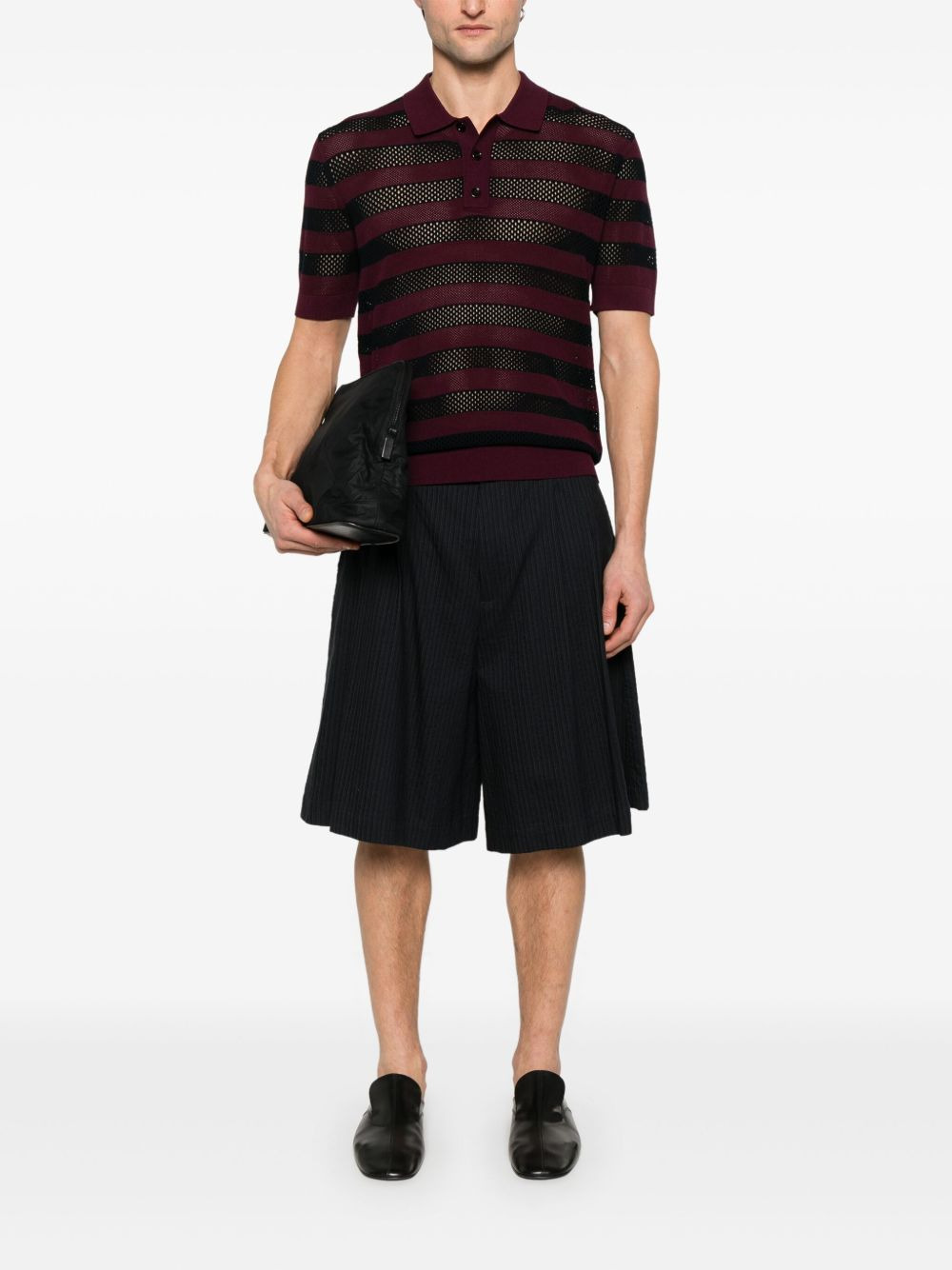 Dries Van Noten Men Short Sleeve Polo Shirt - 2