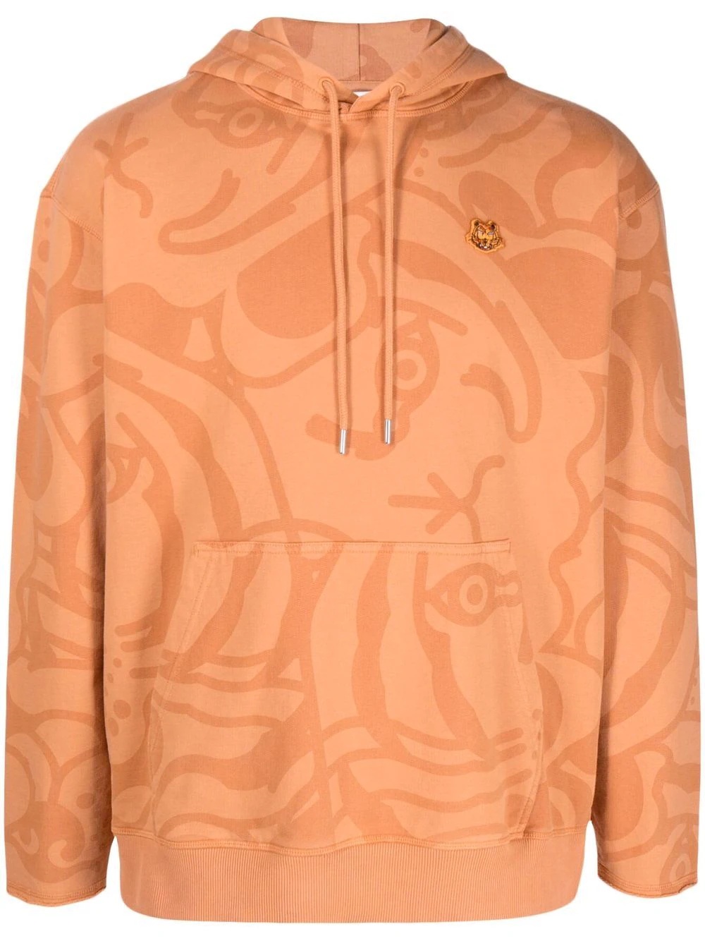 K-Tiger print hoodie - 1