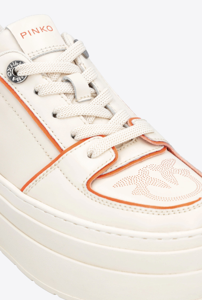 TWO-TONE PLATFORM SNEAKERS 4