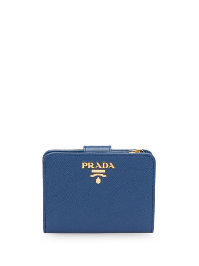 Prada Saffiano leather bifold wallet outlook